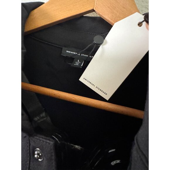 Universal Standard Kate Jumpsuit, Black Stretch Twill (22-24) New! SUPER DEAL! - Picture 5 of 11